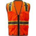 Gss Safety GSS Safety 1702, Class 2 Heavy Duty Safety Vest, Orange, 5XL 1702-5XL